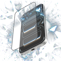 Film de protection d'écran en verre trempé anti-rayures 9H 2.5D avec revêtement en carbone diamanté (DLC) pour iPhone 17 18 Pro Max Air