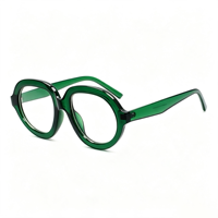 Lunettes Rétro Rondes Anti-Lumière Bleue SM24003 - Monture PC Légère avec Verres en Résine Transparente pour Hommes et Femmes (6 Couleurs)