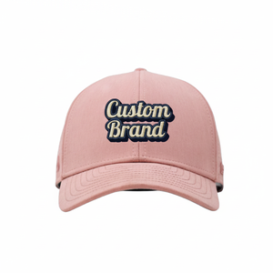 หมวกเบสบอลมีรูพรุน5แผงหมวกกีฬากอล์ฟโพลีเอสเตอร์กันน้ำมีรูตัดด้วยเลเซอร์ - Product Image 2