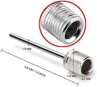 Aiguilles de gonflage en acier inoxydable de style américain pour ballons de basketball, de football et autres ballons de sport – Accessoires de pompe en gros