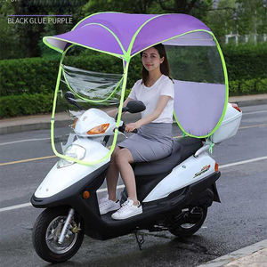 TX1017 parapluie de scooter à couverture complète parapluie de vélo électrique imperméable coupe-vent parasol moto parapluie pour la <span class=keywords><strong>pluie</strong></span> - Product Image 4