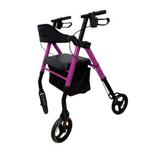 รถเข็นช่วยเดินแบบพกพาสำหรับผู้สูงอายุ 4 ล้อ พับได้ รถช่วยเดินแบบมีล้อ - Product Image 2