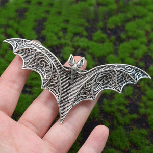 Horquilla Vintage Gótica de Brujería con Mariposa y Luna para Mujer, Accesorios de Pelo para Fiesta de Halloween, Joyería - Product Image 5