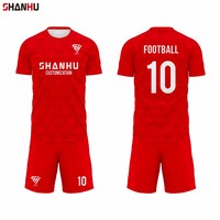 Maillots de football de haute qualité, vêtements de sport pour hommes, shorts respirants personnalisés par sublimation pour la course et les loisirs