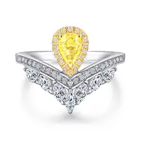 Gorgeous Silver Gold Plated Crown Shaped Ring for Women and Men