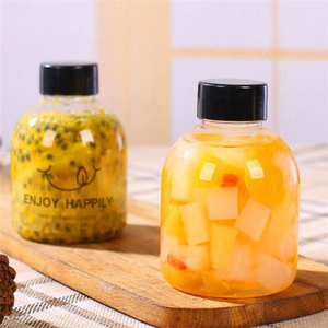 Botellas de zumo redondas para mascotas, recipientes de plástico para leche, con tapas de seguridad, 250 ml, 350 ml, 8 <span class=keywords><strong>onzas</strong></span>, <span class=keywords><strong>12</strong></span> <span class=keywords><strong>onzas</strong></span> - Product Image 6