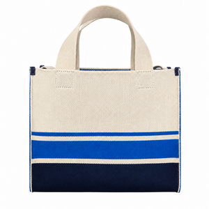 Sac fourre-tout en coton tissé grande capacité pour femme, sac à bandoulière haut de gamme 2025, nouveau modèle simple et polyvalent avec fermeture à bouton pour le quotidien - Product Image 4