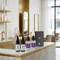 Kit d'extension capillaire V-Light en gros directement de l'usine, ensemble d'outils capillaires légers et sans couture à lumière UV pour salons de beauté