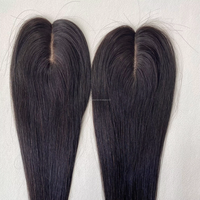 Topper de cheveux humains Remy européens, base en soie, 16 pouces, cheveux humains naturels, pour femmes, couverture de la perte de cheveux