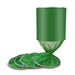 Jaula de Pesca de Acero Inoxidable Xiping con Doble Anillo, Red de Pesca para Agua Dulce, Pesca de Fondo en Estanques y Embalses - Product Image 1