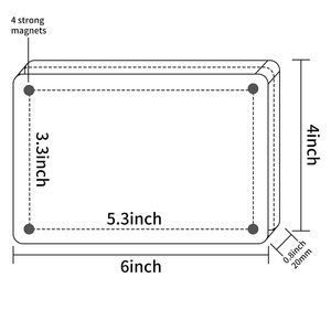 Cornice Fotografica Magnetica <span class=keywords><strong>in</strong></span> Acrilico N52, Cornice da Tavolo Trasparente Bifacciale, Confezione da 3/6/12/24 per Decorazione Casa e <span class=keywords><strong>Regalo</strong></span> - Product Image 2