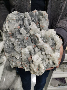 <span class=keywords><strong>Geoge</strong></span>-mineral Natural de apofilita con zeolitas, espécimen de racimo - Product Image 6