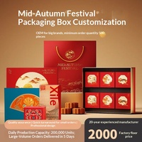 Fabricant du Zhejiang personnalise des boîtes en carton blanc pour gâteaux de lune avec impression UV d'images et logos, aide au design et au prototypage