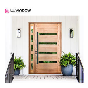 ประตูไม้เนื้อแข็งแบบสั่งทำพิเศษ ประหยัดพลังงาน และมีฉนวนกันความร้อน สำหรับโครงการเชิงพาณิชย์ระดับไฮเอนด์ - Product Image 6