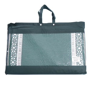 Tappetino da <span class=keywords><strong>Preghiera</strong></span> Musulmano in Poliestere con Bordo Geometrico Elegante, Lavabile, per Anziani o Preghiere Prolungate, Uso in Viaggio - Product Image 3