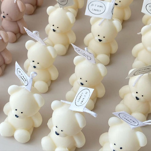 Khuôn silicon J6-190 làm nến hình gấu, khuôn nến thơm hình thú tự làm, khuôn nến gấu ngồi, khuôn thạch cao nướng bánh - Product Image 6