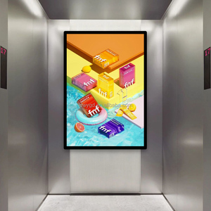 Thang máy màn hình <span class=keywords><strong>LCD</strong></span> 23.6 inch treo tường thang máy Máy nghe nhạc quảng cáo - Product Image 1