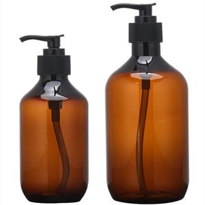 Miễn Phí Mẫu Bán Toàn Bộ Hổ Phách Xám Màu Xanh Lá Cây Pet Lotion Bơm Chai Rõ Ràng Dầu Gội Đầu Và Điều Hòa Set - Product Image 2