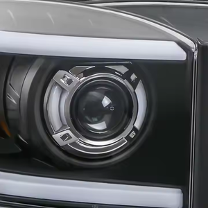 Sistema <span class=keywords><strong>de</strong></span> Iluminación <span class=keywords><strong>LED</strong></span> para Dodge Ram 2006-2008, Faro Delantero con Proyector Automático, Barra <span class=keywords><strong>LED</strong></span> Halógena <span class=keywords><strong>de</strong></span> 12V y 55W <span class=keywords><strong>de</strong></span> Potencia - Product Image 2