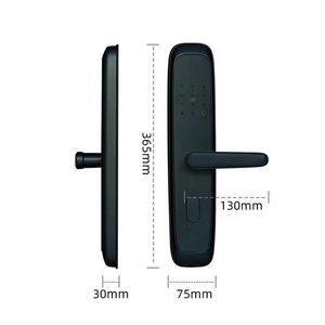 Tuya ลายนิ้วมือหน้าจอสัมผัส Keyless สมาร์ทล็อคแบบพกพาความปลอดภัยสูงป้องกันการโจรกรรมความเป็นส่วนตัวสมาร์ทประตูล็อค - Product Image 3