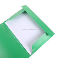 Porte-documents A4 personnalisé imprimé, en matériau PP avec sangles élastiques, pour le bureau et l'école