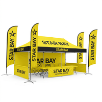 Carpa de Jardín Plegable de 3x3m, Impresión Digital Personalizada, Resistente a los Rayos UV, Impermeable, de Alta Resistencia, para Uso Comercial