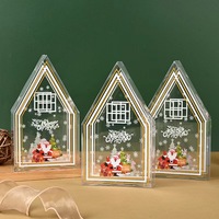 Boîte à bonbons de mariage transparente personnalisée boîte-cadeau de Noël en PET boîte d'emballage de biscuits au chocolat pyramide en PVC personnalisée