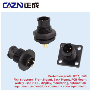 ชุด E7 IP68ขั้วต่อแรงดันต่ำ5A ด้านหน้า/หลังติดตั้งขั้วหัวแร้งกันน้ำซ็อกเก็ตตัวผู้2-6pin - Product Image 3