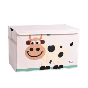 Large Toy Chest for Kids - Storage Trunk for Boys and Girls Room