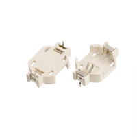 Support de pile CR1632 à montage traversant SMD, compatible avec les connecteurs PC, équivalent 1:1 aux normes industrielles JIATEL