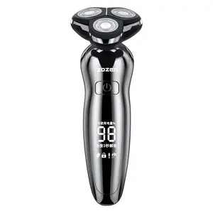 Electric Razor Electric Shaver Recarregável Máquina De Barbear Para Homens Barba Navalha Wet-Dry Dual Use Água Prova De Carregamento Rápido