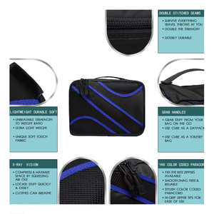 5pc/Set Men <strong>Women</strong> <strong>Travel</strong> Luggage Organizer Bag <strong>Clothes</strong> Packing Cubes <strong>Clothes</strong> Packing Bag With Shoe Bag - Product Image 6