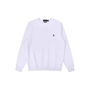 Nueva Sudadera Personalizada con Bordado, Cuello Redondo, Estilo <span class=keywords><strong>Ralph</strong></span> <span class=keywords><strong>Lauren</strong></span>, Unisex, Color Sólido - Product Image 4