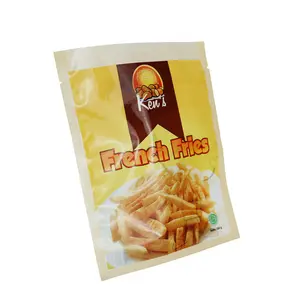 Manufacturer customized multi-size gravure printing french fries meatballs frozen food sealed packaging bags