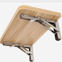Support pliant support de Support triangulaire cloison murale support de stockage support de couche cuisine ordinateur support de bureau mural
