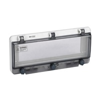 Boîtier de distribution MCB transparent en PC + ABS, étanche IP67, anti-corrosion, avec couvercle/capot pour usage extérieur AC220V/380V