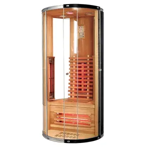 05-K1 sauna infrarouge en bois de hemlock canadien meilleure vente sauna sec populaire sauna spa