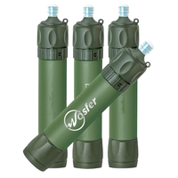 Paille filtrante portable Wosfer pour usage domestique, filtration en 3 étapes, affichage de la durée de vie du filtre, durée de vie du filtre de 18 mois