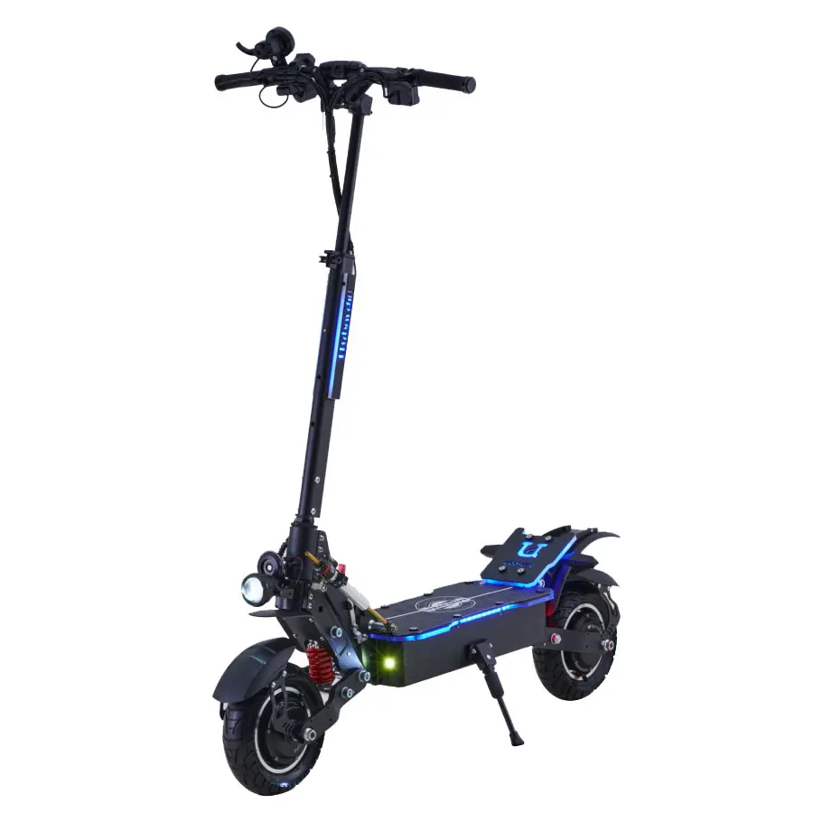 Gerui 2400w Dual Motor Electric Scooter Off Road 10 inch tire 52V 25ah Foldable Adult Powerfull Electric Scooter