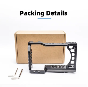 Support de cadre de protection de Cage de corps de lapin de caméra à dégagement rapide en alliage d'aluminium de haute qualité pour <span class=keywords><strong>Sony</strong></span> A6000/<span class=keywords><strong>6300</strong></span>/6400/6500 - Product Image 6