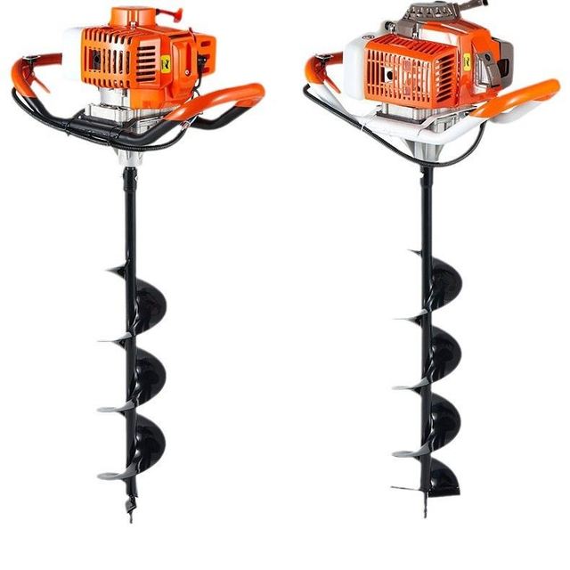 Petrol Engine Portable Earth Auger Digging Machine Single Farm Tree Garden Planting Ground Drill