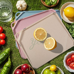 Tabla de Cortar de Paja de Trigo, Cortador de Frutas y Verduras, Apto para Lavavajillas, de Grado Alimenticio - Product Image 4