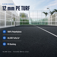 Terrain de padel modulaire portable panoramique pour clubs sportifs temporaires et projets événementiels