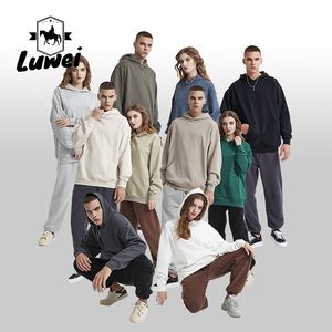 Custom Streetwear Plain Blank Oversized <b>Mens</b> <b>Hoodies</b> and Sweatshirts 100% Cotton Heavyweight Fleece Puff Printing Unisex <b>Hoodies</b> - Product Image 6