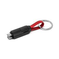 Câble magnétique Type-C de 16 cm, design mini porte-clés, PD 60W, charge rapide pour iPhone et ordinateur