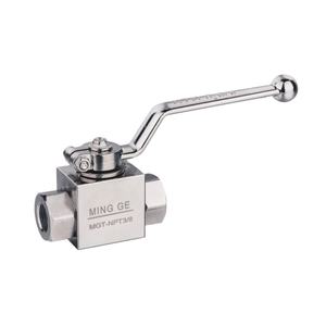 Katup Pemeriksaan Pilot Baja Karbon Tipe KHB NPT/ SAE/BSP/BSPT/Metrik Katup Bola Hidrolik Manual Operasi Katup Bola Tekanan Tinggi - Product Image 3