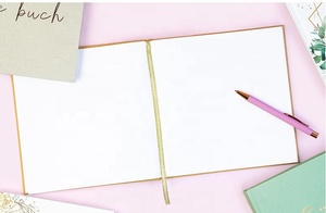 <span class=keywords><strong>Libro</strong></span> degli Ospiti per Ricevimento di Nozze, Festa di Compleanno o Eventi con Pagine Bianche per Firme - Product Image 3