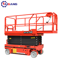 Batteriebetriebener ISO-zertifizierter Tragbarer Mini-Lift mit Rädern 16m Max. Plattformhöhe 100kg Tragfähigkeit für Materialhandhabung und Beladung