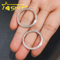 Vente Chaude Lunette de Montre 36mm/41mm/26mm/31mm/34mm Sertie Iced Out Moissanite VVS pour Montres, Grand Stock Prêt à Expédier