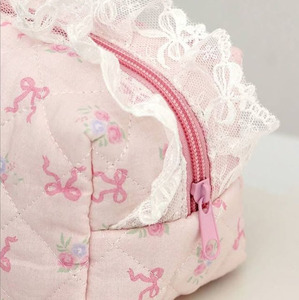 Neceser de Maquillaje Texturizado a Cuadros <span class=keywords><strong>Badtz</strong></span> <span class=keywords><strong>Maru</strong></span>, Bolsa de Cosméticos Tejida - Product Image 4